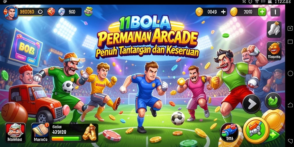 Screenshot gameplay 11BOLA yang menunjukkan aksi seru dalam permainan.