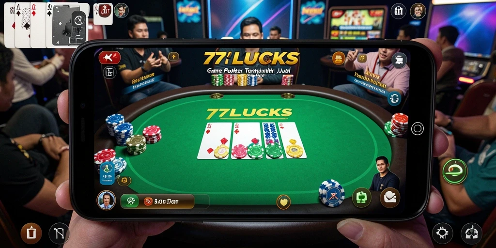Gambaran gameplay seru dan menegangkan dari 77LUCKS.