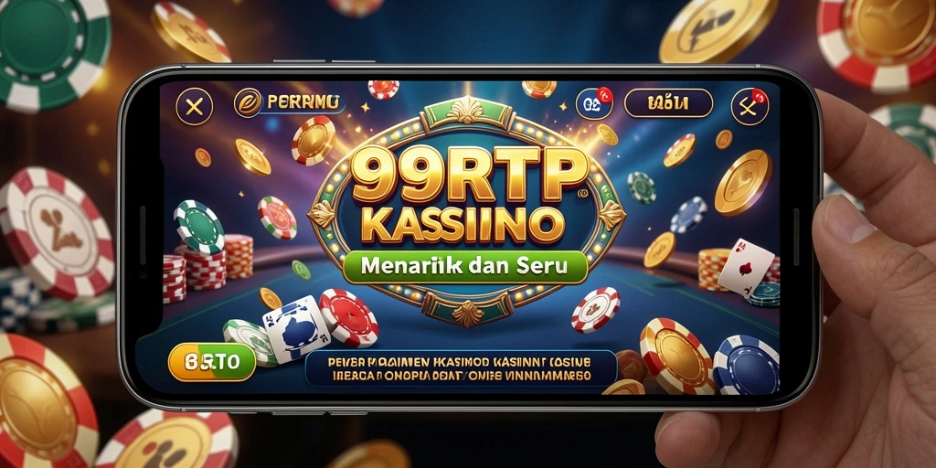 Tampilan gameplay utama 99RTP menunjukkan keseruan permainan Kasino.