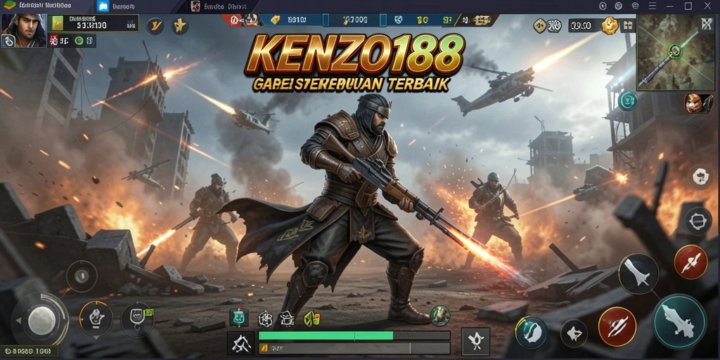 Tampilan gameplay menarik di KENZO188 dengan aksi strategi pertempuran.