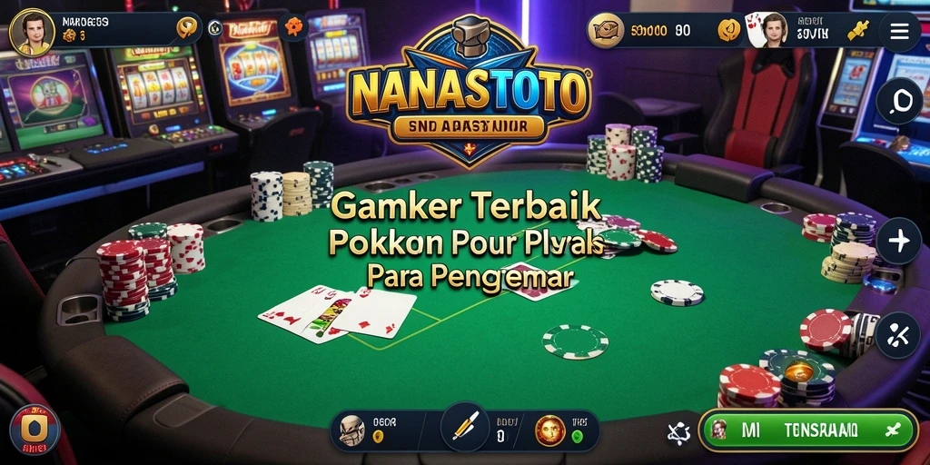 Screenshot gameplay NANASTOTO yang menampilkan aksi Poker mendebarkan.