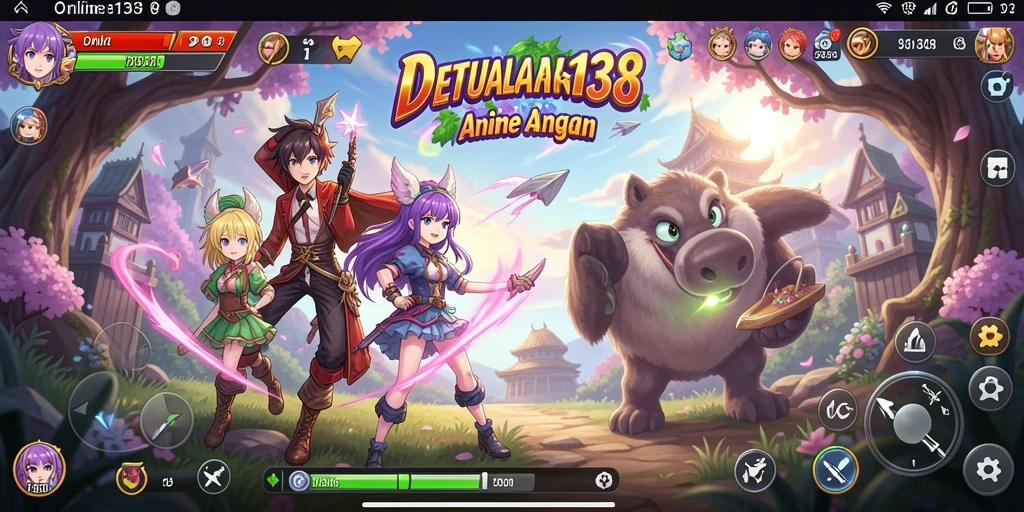Gameplay seru dan karakter anime menawan dalam ONLINE138.