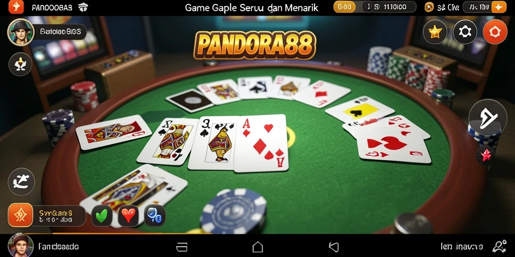 Tampilan gameplay PANDORA88 dengan pemain yang saling berkompetisi.