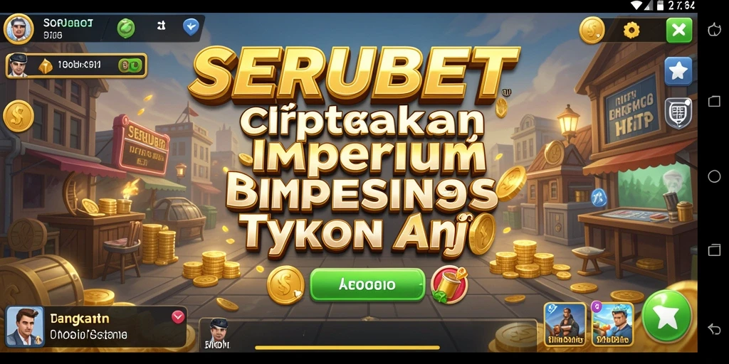 Tampilan gameplay SERUBET yang menarik dan strategis.
